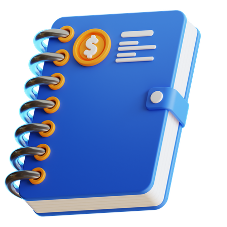 Accounting Book 3D Icon