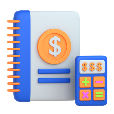 Accounting Book 3D Icon
