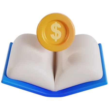 Accounting Book and Finance  3D Icon