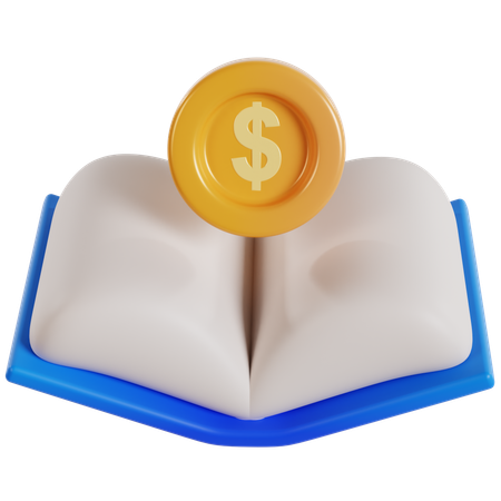 Accounting Book and Finance  3D Icon