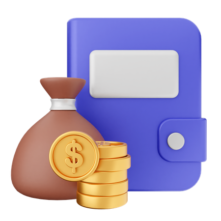 Accounting Book Finance  3D Icon