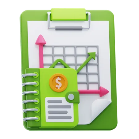 ACCOUNTING DATA  3D Icon