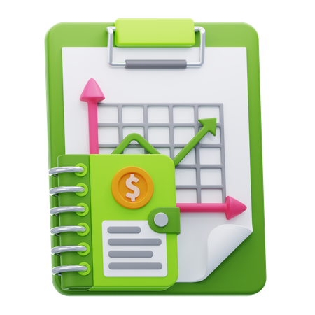 ACCOUNTING DATA  3D Icon