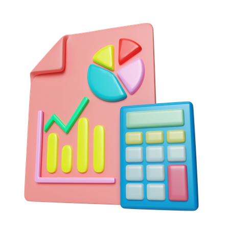 Accounting Data  3D Icon