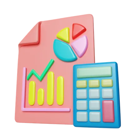 Accounting Data  3D Icon