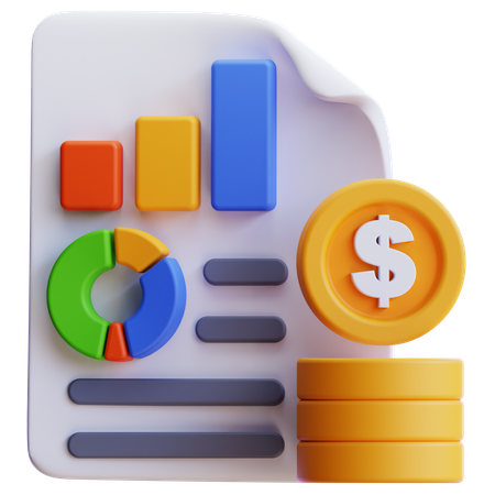 Accounting Data  3D Icon