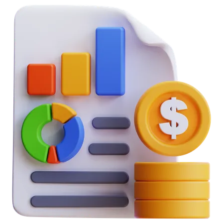 Accounting Data  3D Icon