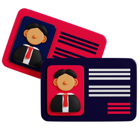 Accounting Department Identification Badge  3D Icon