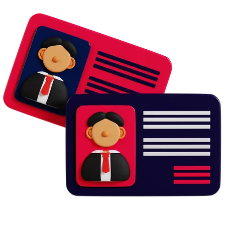 Accounting Department Identification Badge  3D Icon