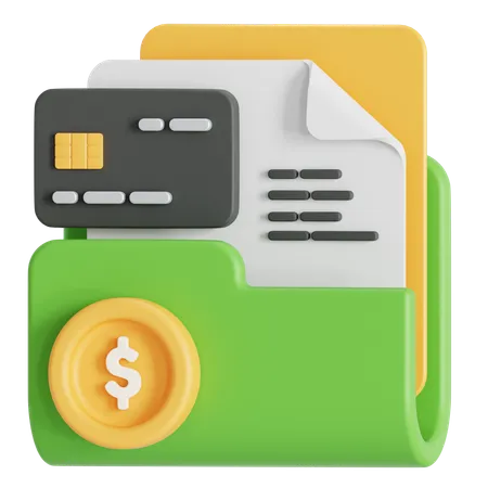 Accounting documents  3D Icon