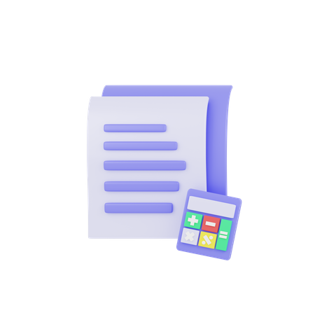 Accounting File  3D Icon