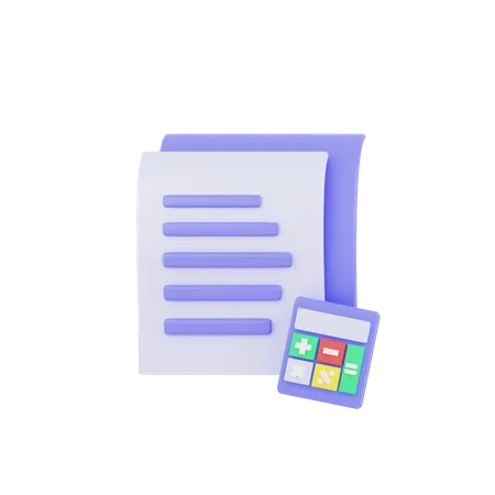 Accounting File  3D Icon