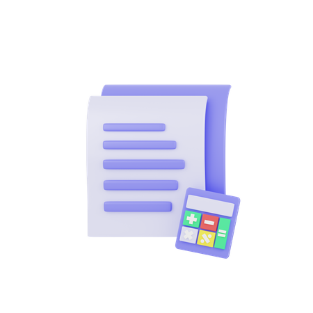 Accounting File  3D Icon