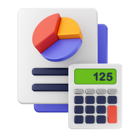 Accounting Finance  3D Icon