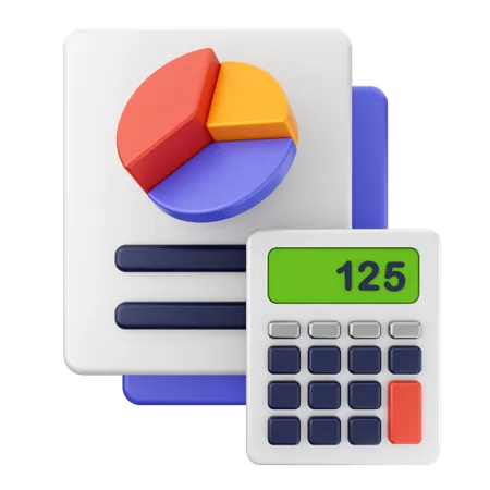 Accounting Finance  3D Icon