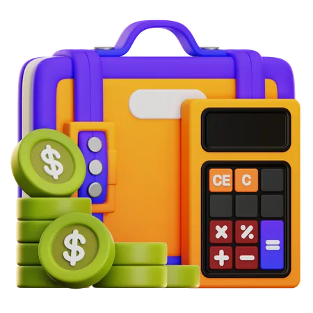 Accounting Job  3D Icon