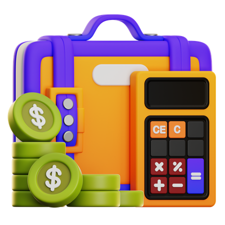 ACCOUNTING JOB  3D Icon