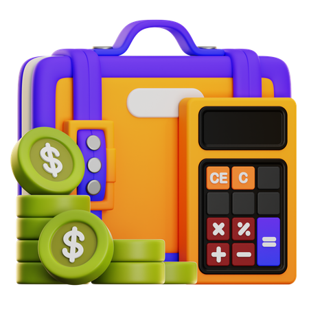 Accounting Job  3D Icon