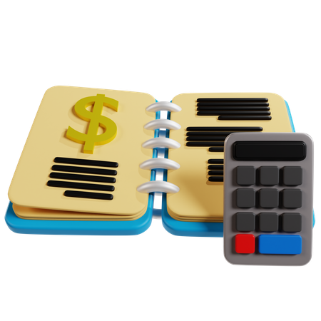 Accounting Ledger Analysis  3D Icon