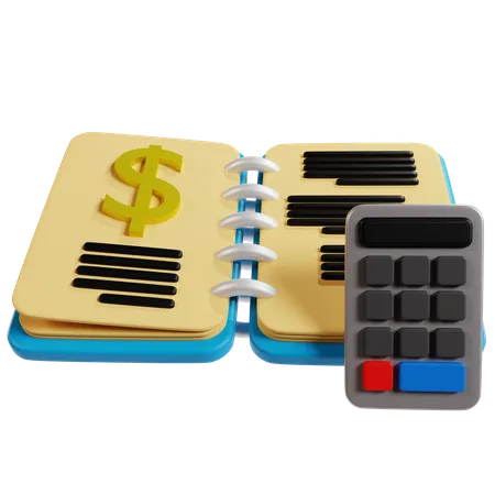 Accounting Ledger Analysis  3D Icon