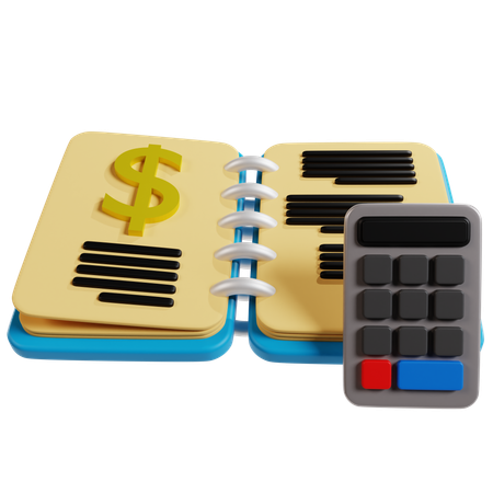 Accounting Ledger Analysis  3D Icon