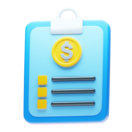 ACCOUNTING REPORT  3D Icon