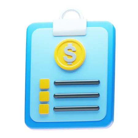 ACCOUNTING REPORT  3D Icon