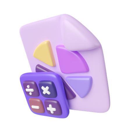 Accounting Report 3D Icon