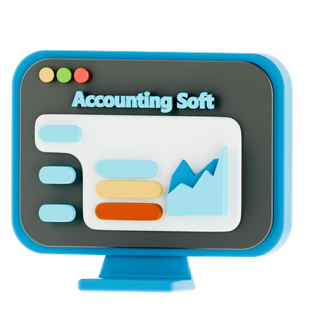 Accounting Soft  3D Icon