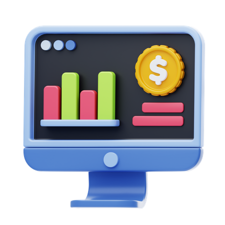 Accounting Software  3D Icon