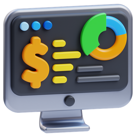 Accounting software  3D Icon