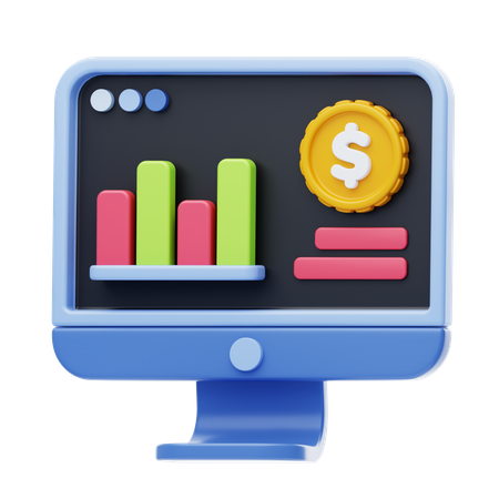 Accounting Software  3D Icon