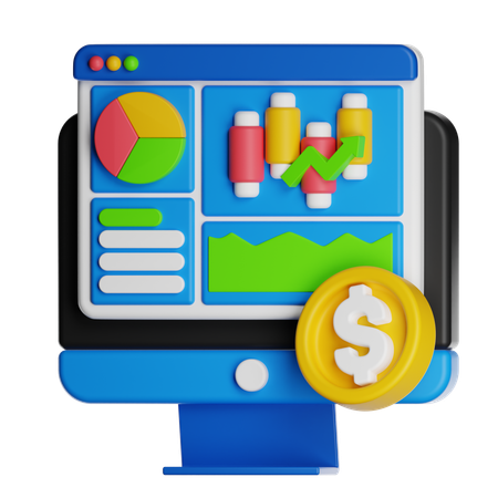 ACCOUNTING STATISTICS  3D Icon