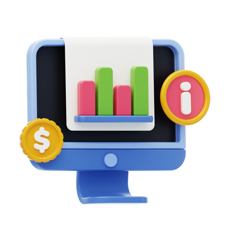 Accounting System  3D Icon