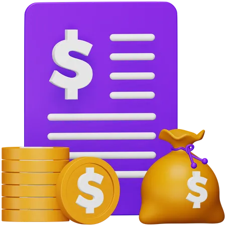 Accounts Receivable  3D Icon