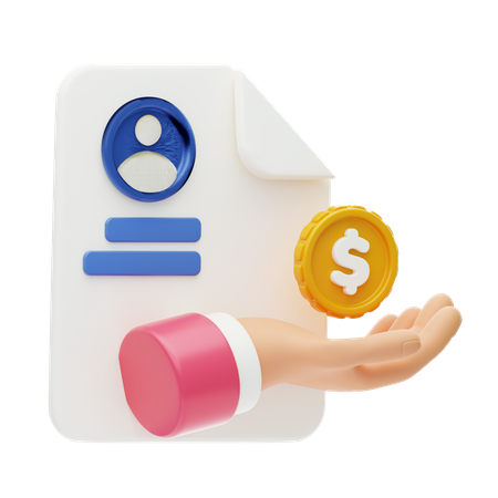 Accruals  3D Icon