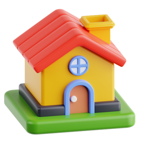 Maison  3D Icon