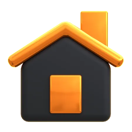 Maison  3D Icon