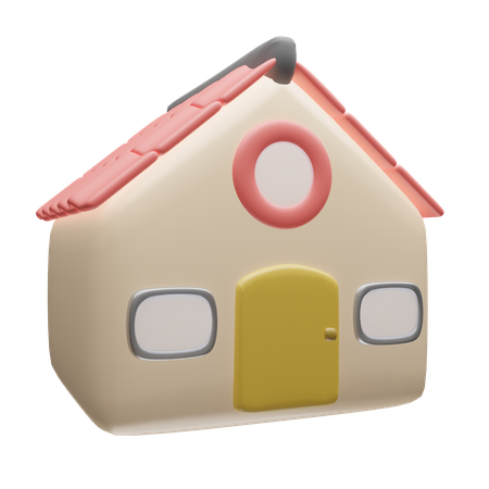 Maison  3D Icon