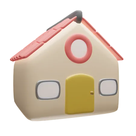 Maison  3D Icon