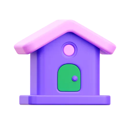 Maison  3D Icon