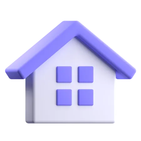 Maison  3D Icon