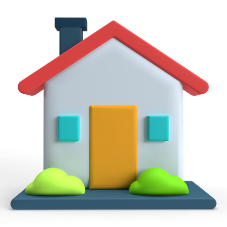 Maison  3D Icon