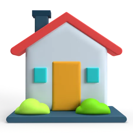 Maison  3D Icon