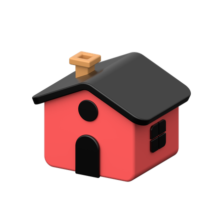 Maison  3D Icon