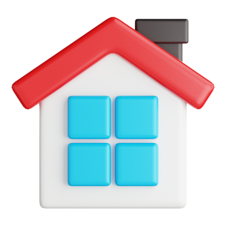 Maison  3D Icon