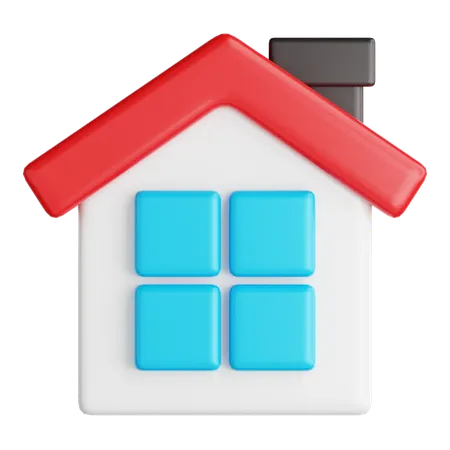 Maison  3D Icon