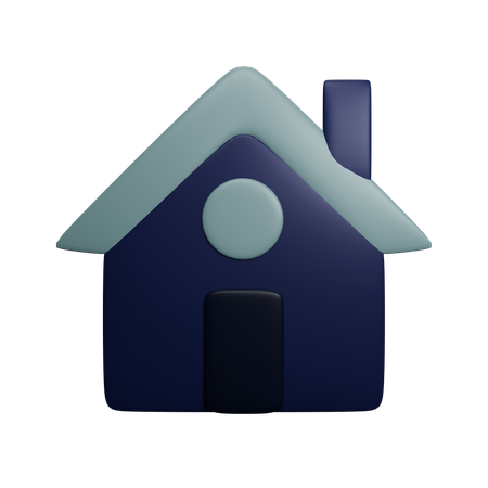 Maison  3D Icon