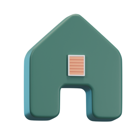 Maison  3D Icon