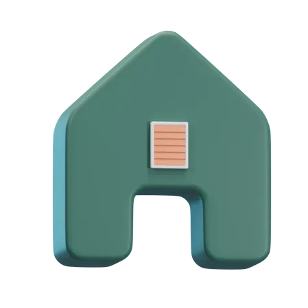 Maison  3D Icon